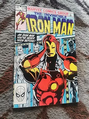 Buy Invincible IRON MAN # 170  VF+ 1983 KEY 1st Jim Rhodes As Iron Man ! Marvel • 45£