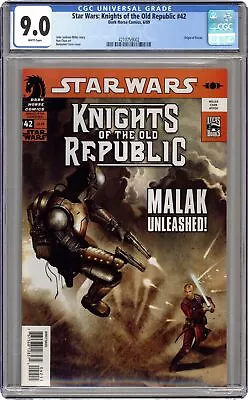 Buy Star Wars Knights Of The Old Republic #42 CGC 9.0 2009 4210759002 • 75.11£