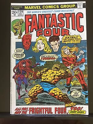 Buy Fantastic Four 129   First Appearance Thundra   Marvel Comics 1972 • 31.98£