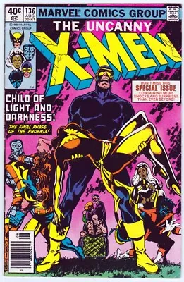 Buy The Uncanny X-Men #136 1980 / 3rd Appearance Of Dark Phoenix • 55.01£