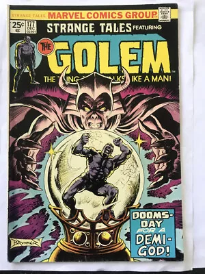 Buy Strange Tales 177- Vol 1 '74 The Golem - Demi-god Dooms Day !  * Fn / Vf *   • 11.81£