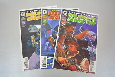 Buy Classic Star Wars Han Solo At Stars' End #1,2,3 1997 Dark Horse Comic Set VF • 9.54£