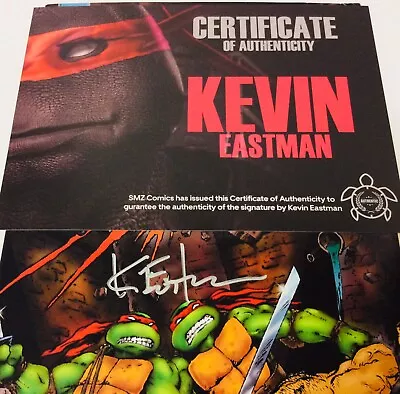 Buy Teenage Mutant Ninja Turtles (TMNT) #9 Signed By EASTMAN W/COA ‘95 MIRAGE Comics • 64.30£