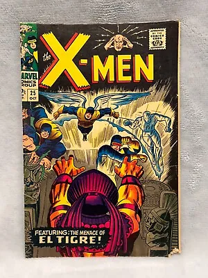 Buy Uncanny X-Men #25 Marvel 1966 1st Appearance Of El Tigre • 23.75£