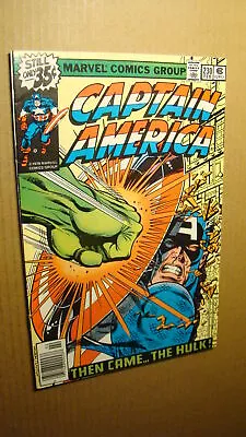 Buy Captain America 230 *vf/nm 9.0* 1979 Vs Hulk 1st Appearance Power Broker Js65 • 56.92£
