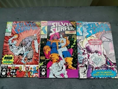 Buy Silver Surfer #54, 56 & 61.Marvel Comics 1991.Fair Condition(Readers) • 1.20£