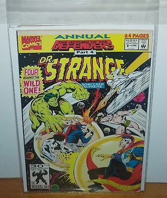 Buy Dr. Strange Sorcerer Supreme Annual #2 (1992 Marvel) Return Of Defenders Pt 4! • 2.99£