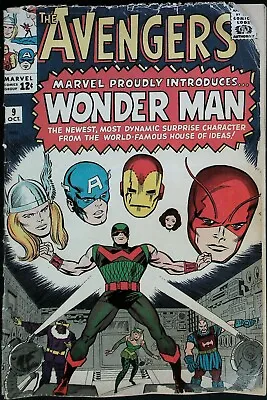 Buy Avengers #9 Vol 1 (1964) KEY *1st Appearance Of Wonder Man* - Good • 79.16£