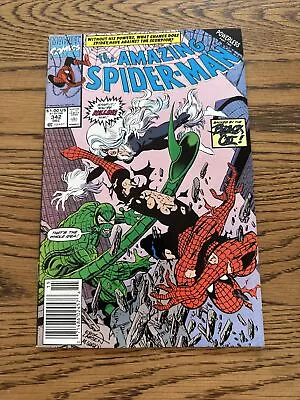 Buy Amazing Spider-Man #342 (Marvel 1990) Black Cat, Scorpion Vs Spidey Newsstand VF • 4.40£