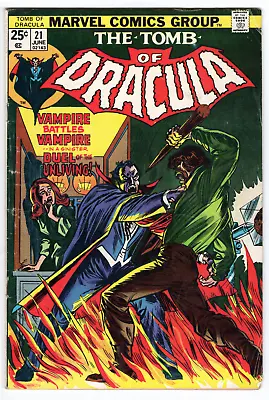 Buy The Tomb Of Dracula #21 June 1974 Marvel Comics VeryGood • 4.70£