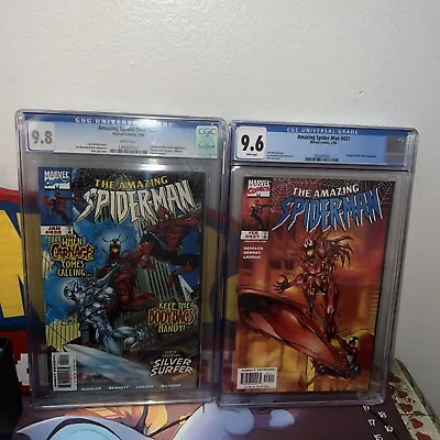 Buy Marvel Comics Amazing Spider-man 430 & 431 CGC Graded 9.8 9.6 • 275.93£