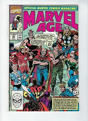 Buy MARVEL AGE # 93 (Roy Thomas & Larry Hama, West Coast Avengers, OCT 1990) NM- • 4£