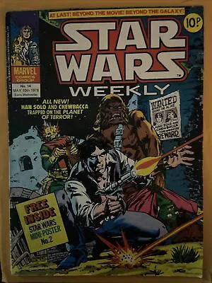 Buy Marvel Comics Group - Star Wars Weekly No. 14 (May 10, 1978) • 2.99£
