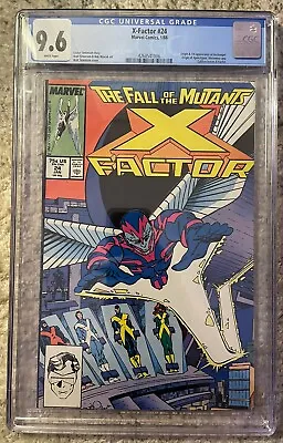 Buy Marvel X-FACTOR #24 CGC 9.6 NM+ Fall Of The Mutants 1st Archangel • 39.99£