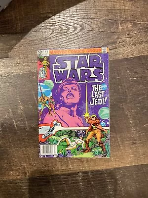 Buy Star Wars #49 Newsstand Marvel Comic Book 1981 The Last Jedi, Death Of Jedidiah • 9.49£