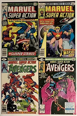 Buy Marvel Super Action #3 #4 #16 #25 Lot Of 4 Bronze Age Comics Free Shipping • 15.77£