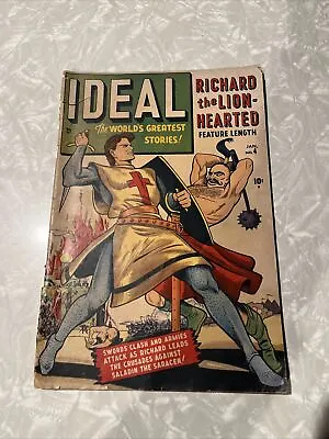 Buy Timely: Ideal #4, Richard The Lion-heart, Feat: The Witness-colan/lee, 1949, Vg- • 80.25£