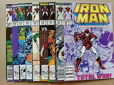 Buy Iron Man 225-232 Complete Parts 1-8 Armor Wars + 200 Lot Of 9 Marvel 1987-88 • 46.51£