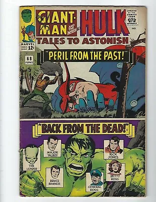 Buy Tales To Astonish #68 - Nice Vg+ - Hulk & Giant Man - Kirby Lee - $ 22 B.i.n. ! • 17.67£