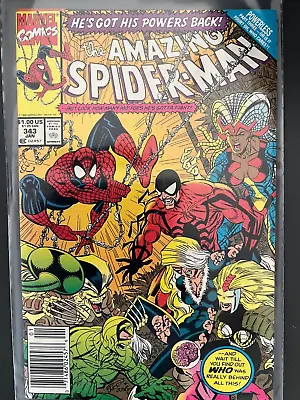 Buy The Amazing Spider-Man Vol1 (1963) #342 & 343 Marvel Comics Black Cat Scorpion • 14.95£