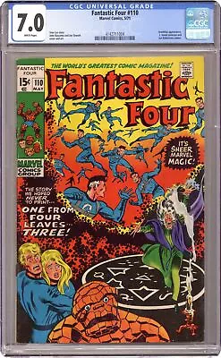 Buy Fantastic Four #110 CGC 7.0 1971 4142711004 • 120.64£