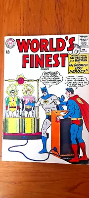 Buy DC Comics Worlds Finest #147 February 1965 Superman & Batman VG+ • 15.95£