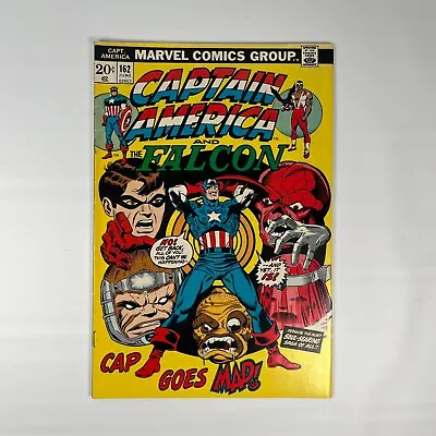 Buy Captain America #162 (1973) Marvel Bronze Age Modok Falcon • 10.35£