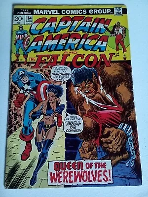Buy Captain America #164 VF+ 1st Appearance Nightshade Marvel Comics 1973 MCU Key • 23.70£