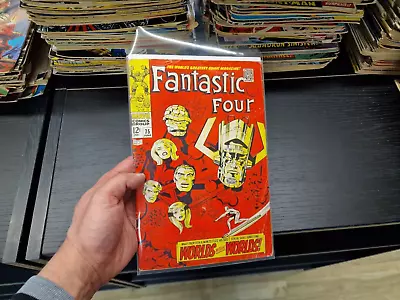 Buy 1968 - Marvel Comics - Fantastic Four #75 - Stan Lee / Jack Kirby - Very Good + • 20£