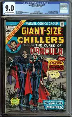 Buy Giant-size Chillers #1 Cgc 9.0 Ow/wh Pages // Marvel Comics 1974 • 410.95£