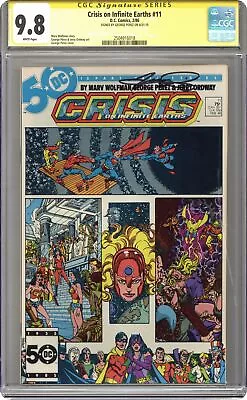 Buy Crisis On Infinite Earths #11 CGC 9.8 SS George Perez 1986 2504916018 • 299.82£