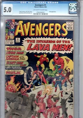 Buy Avengers 5 Cgc 5.0 • 435£