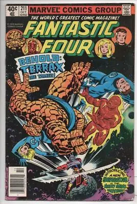 Buy FANTASTIC FOUR #211, FN, Terrax, 1961 1979, Marvel, More FF In Store • 23.98£