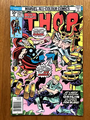 Buy MARVEL COMICS - THE MIGHTY THOR #254 - Bronze Age 1976 - CLASSIC COVER! • 2.25£