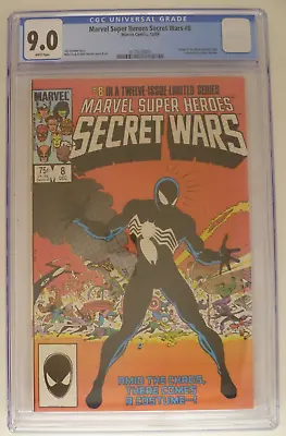 Buy MARVEL SUPER-HEROES SECRET WARS #8 CGC 9.0 1st. BLACK COSTUME • 225£