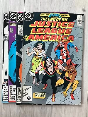 Buy Justice League Of America Issues 258-261 DC 1987  The End Of The Justice League  • 11£