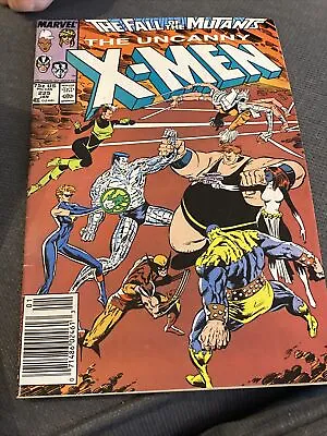 Buy Marvel Comics The Uncanny X-Men #225! Newsstand Variant Fall Of The Mutants! • 5.54£