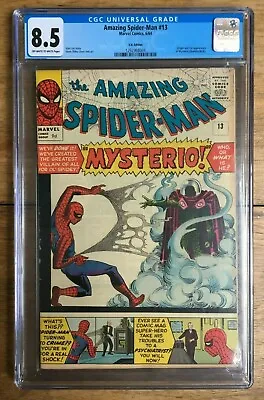 Buy Amazing Spider-Man #13 1st  Mysterio Highest UK PRICE VARIANT CGC 8.5 1292968004 • 7,250£