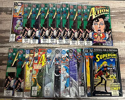 Buy Superman In Action Comics #657 662-669 685 686 Lot Of 21 DC Comics 1990-1993 • 43.32£