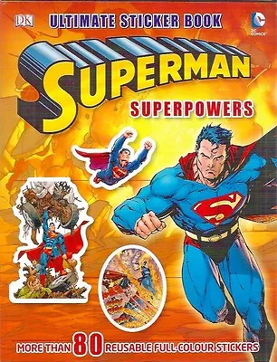 Buy SUPERPOWERS SUPERMAN ULTIMATE STICKER 80 Brand New Film TV DK Activity Paperback • 3.65£