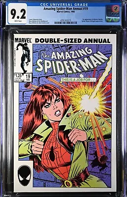 Buy Amazing Spider-Man Annual #19 CGC 9.2 - 1st Appearance Alistaire Smythe 1985 • 78.27£