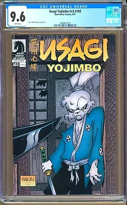 Buy Usagi Yojimbo #v3 #102 (2007) CGC 9.6  WP  Stan Sakai   1st CGC 9.6 In Census • 72.03£