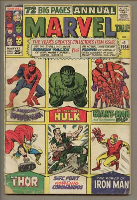 Buy Marvel Tales #1 Annual, Origin Spider-Man Hulk Iron Man Thor Ant-Man, Sgt. Fury • 53.52£