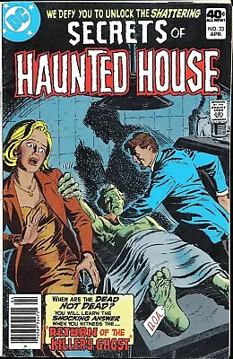 Buy 1980 DC Comic  Secrets Of Haunted House  #23 April- Return Of The Killer's Ghost • 13.44£