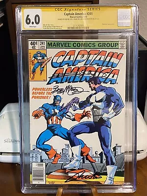 Buy Captain America 241 CGC 6.0 3XSS Frank Miller,Bob McLeod,& Jim Shooter Punisher • 319.01£