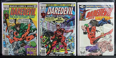 Buy Daredevil #153, #154, #173 3-pack Lot Vf-nm Cobra, Mr Hyde, Jester, Gladiator • 49.43£