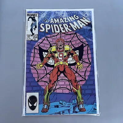 Buy The Amazing Spider-man #264 VF May 1985 NEWSSTAND Ist Appearance Of Red 9 • 9.50£
