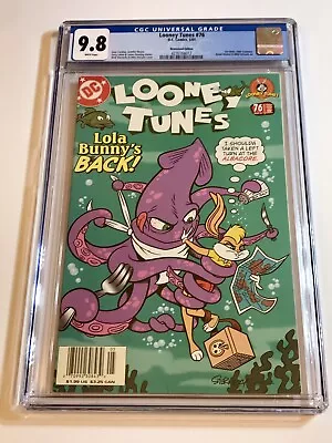 Buy 2001 Dc Looney Tunes #76 Lola Bunny Cover Census Pop 1 Rare Newsstand Cgc 9.8 Wp • 227.86£