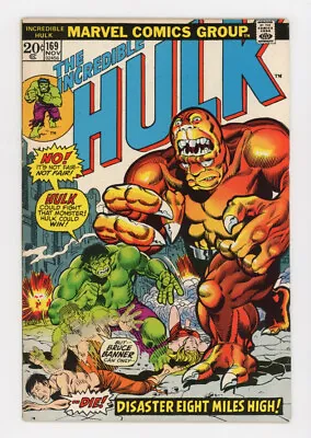 Buy Incredible Hulk 169 Bad Time To Change Back To Puny Banner FN 6.0 • 11.06£