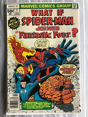 Buy What If 1 (1977) Spiderman Joined The Fantastic Four [5.5] • 24.99£